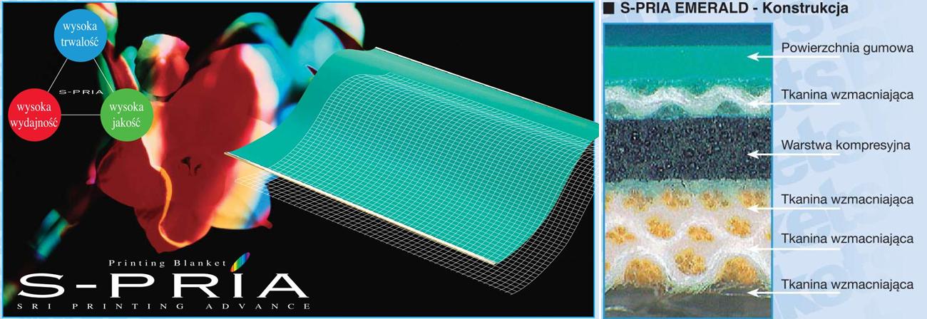 obciąg offsetowy SUMITOMO S-Pria EMERALD